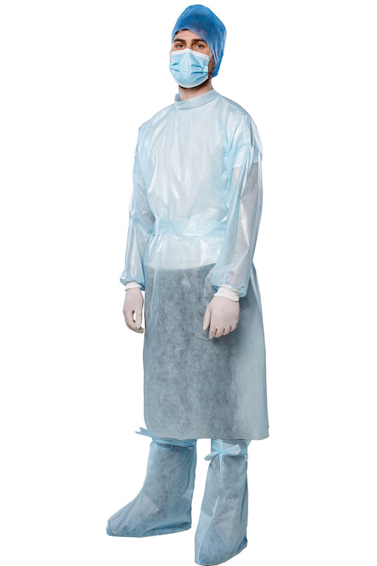 Комплект хірургічного одягу №1, стерильний, одноразового використання